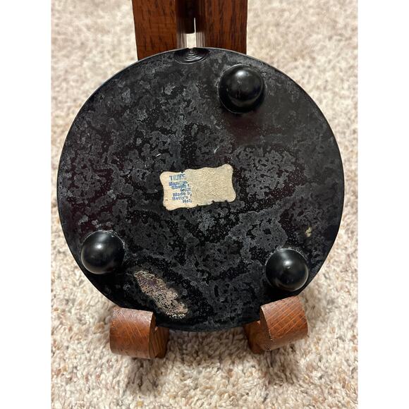 Abalone Shell Trivet Betty’s Shell Lustrous  Lucite Round Trivet Vintage - Picture 3 of 6